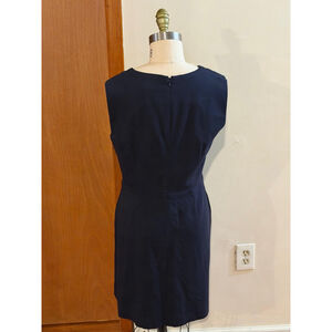 Women's Tory Burch Navy Sleeveless Wrap Mini Dress Size 8